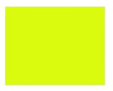 Blank Cards Signs Bright Yellow Fluorescent 5 1/2: x 7" Chartreuse